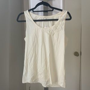 J- Crew off white casual tank top.